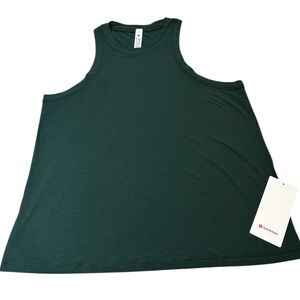 Lululemon Jersey Training Tank Top Size 14 NWT $78 Green